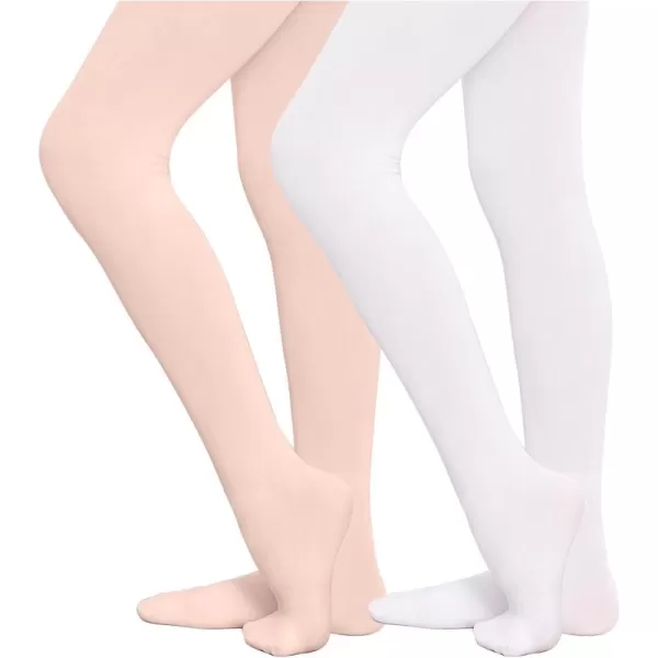 Arshiner Ballet Tights for Girls Footed Ultra Soft Pro Dance Tights Kids Ballet Tight Pantyhose