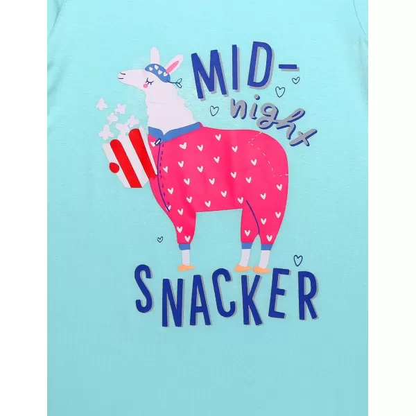 Arshiner Girls Nightgowns Long Sleeve Print Pajamas Nightdress for Kids Soft Sleep Wear Nighties