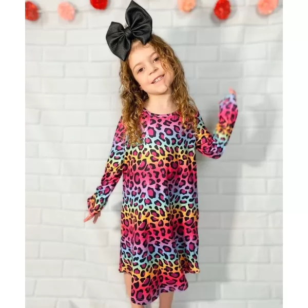 Arshiner Girls Nightgowns Long Sleeve Print Pajamas Nightdress for Kids Soft Sleep Wear Nighties