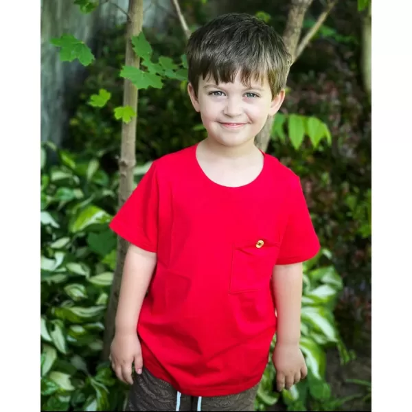 Arshiner Boys Cotton Hipster Crewneck T-Shirt Solid Color Pullover Tee for Kids Tops