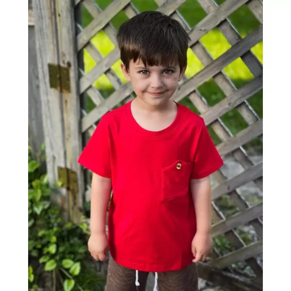 Arshiner Boys Cotton Hipster Crewneck T-Shirt Solid Color Pullover Tee for Kids Tops