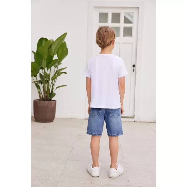 Arshiner Boys Cotton Hipster Crewneck T-Shirt Solid Color Pullover Tee for Kids Tops