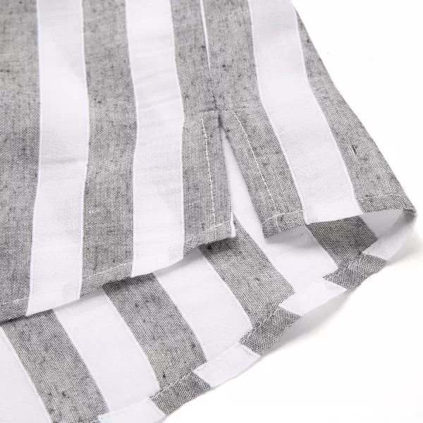 Arshiner Boys Cotton Linen Henley Shirt Button Down Shirt Long Sleeve T Shirt Beach Shirt Tee Casual Solid Tops