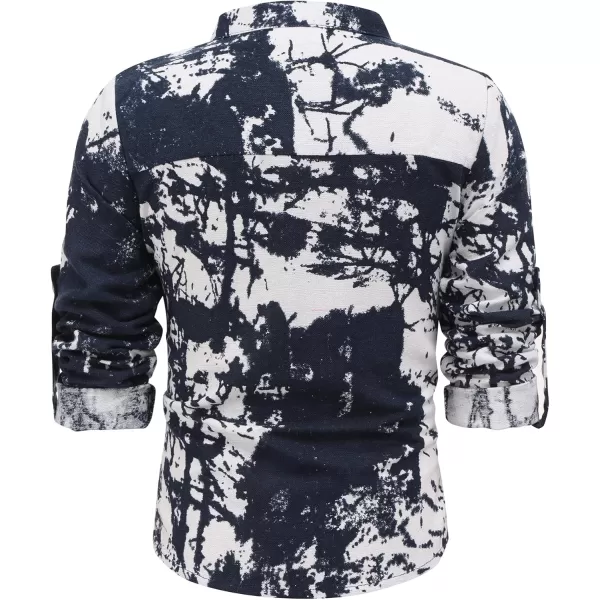 Arshiner Boys Cotton Linen Henley Shirt Button Down Shirt Long Sleeve T Shirt Beach Shirt Tee Casual Solid Tops