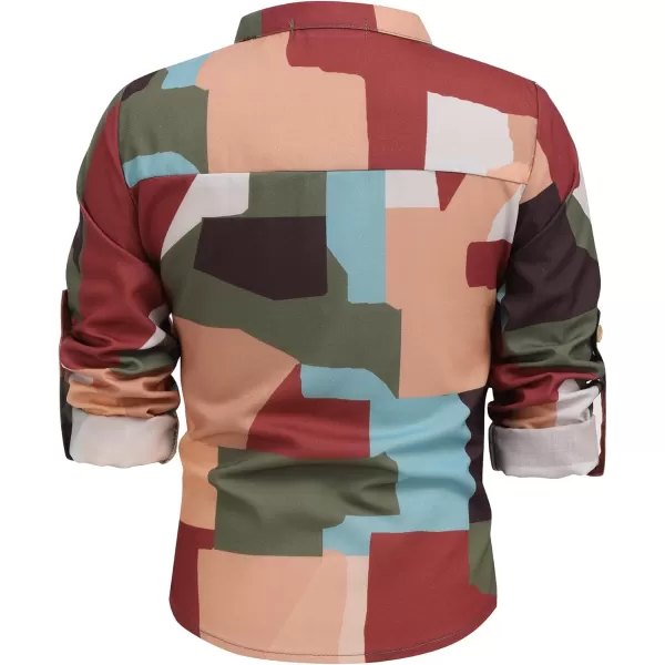 Arshiner Boys Cotton Linen Henley Shirt Button Down Shirt Long Sleeve T Shirt Beach Shirt Tee Casual Solid Tops