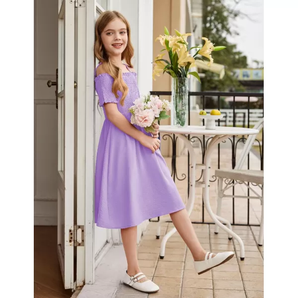 Arshiner Girls Casual Summer Floral Sleeveless Sundress Holiday Cami Dress