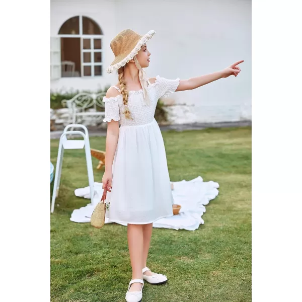 Arshiner Girls Casual Summer Floral Sleeveless Sundress Holiday Cami Dress