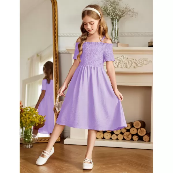 Arshiner Girls Casual Summer Floral Sleeveless Sundress Holiday Cami Dress