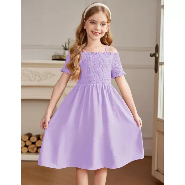Arshiner Girls Casual Summer Floral Sleeveless Sundress Holiday Cami Dress