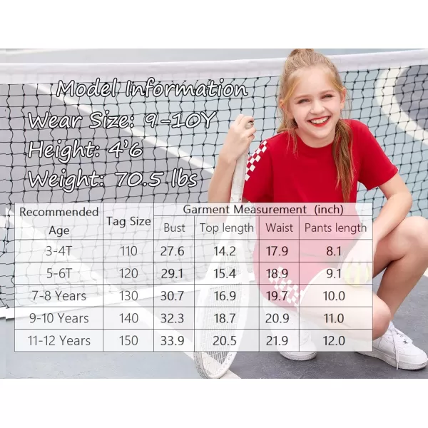 Arshiner Girls Clothing Sets Twist Front Top and Shorts 2 Piece Outfits Activewear Tracksuit 3-14 Year