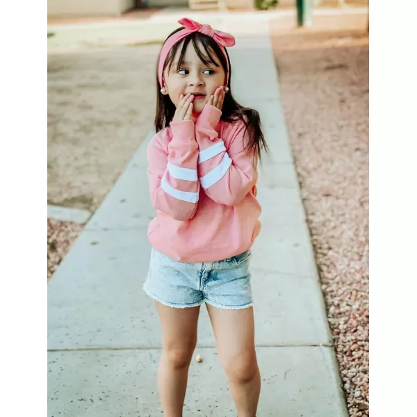 Arshiner Girls Crewneck Sweatshirt Color Block Long Sleeve Knit Sweaters Tunic Tops for 5-13 Years