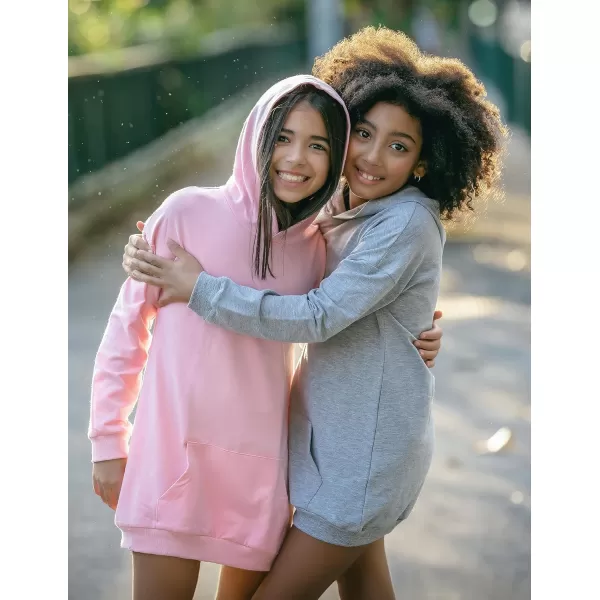 Arshiner Girls Hoodies Kids Long Pullover Hooded Sweatshirt with Kangaroo Pocket