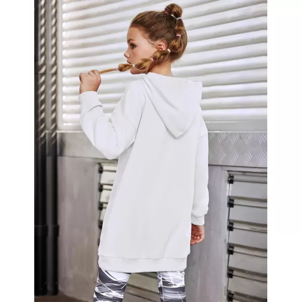 Arshiner Girls Hoodies Kids Long Pullover Hooded Sweatshirt with Kangaroo Pocket