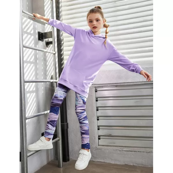 Arshiner Girls Hoodies Kids Long Pullover Hooded Sweatshirt with Kangaroo Pocket