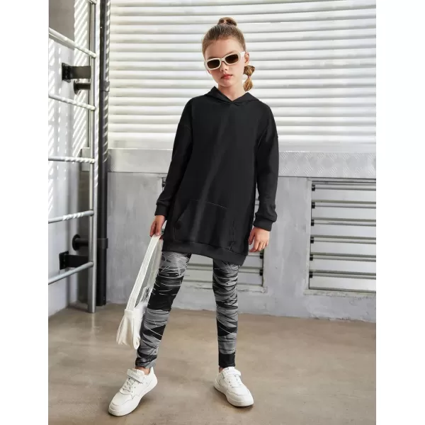 Arshiner Girls Hoodies Kids Long Pullover Hooded Sweatshirt with Kangaroo Pocket