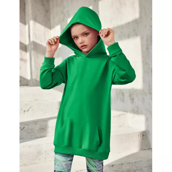 Arshiner Girls Hoodies Kids Long Pullover Hooded Sweatshirt with Kangaroo Pocket