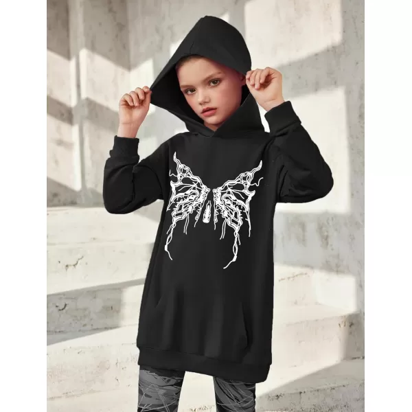 Arshiner Girls Hoodies Kids Long Pullover Hooded Sweatshirt with Kangaroo Pocket