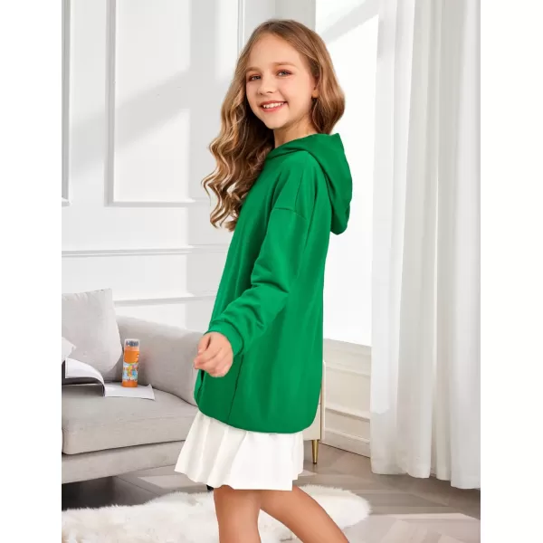 Arshiner Girls Hoodies Kids Long Pullover Hooded Sweatshirt with Kangaroo Pocket