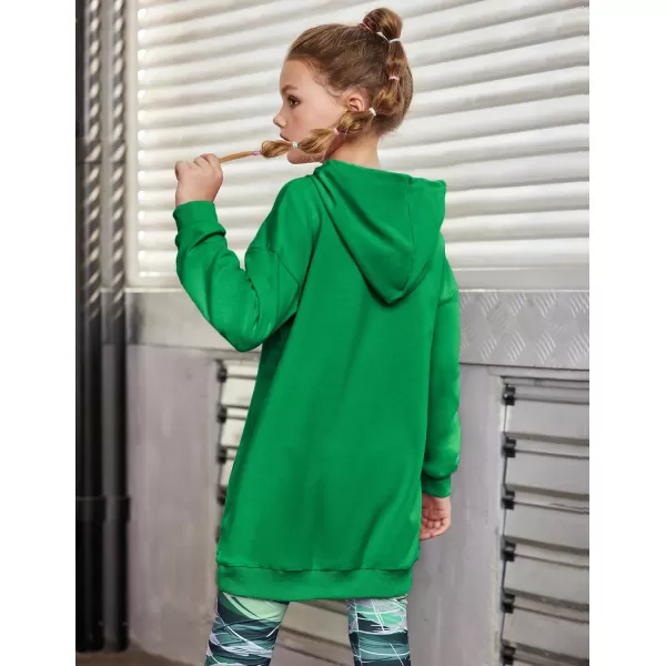 Arshiner Girls Hoodies Kids Long Pullover Hooded Sweatshirt with Kangaroo Pocket