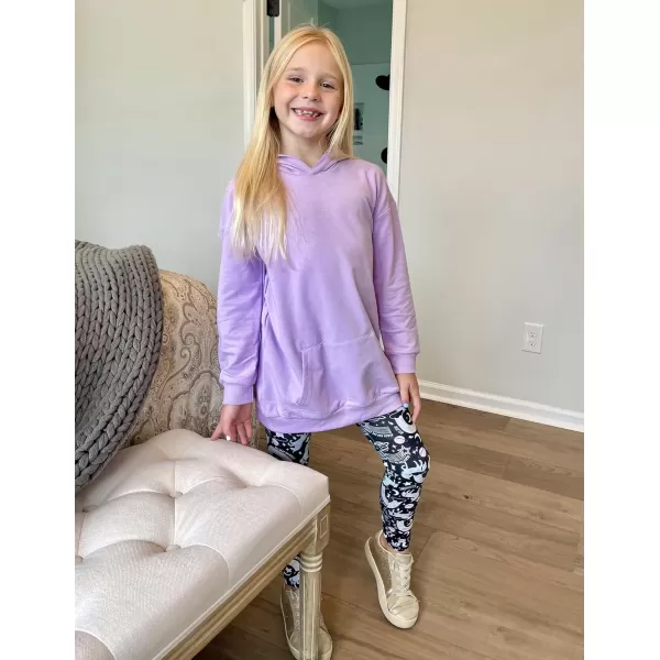 Arshiner Girls Hoodies Kids Long Pullover Hooded Sweatshirt with Kangaroo Pocket