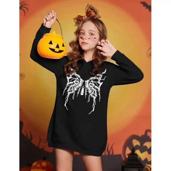 Arshiner Girls Hoodies Kids Long Pullover Hooded Sweatshirt with Kangaroo Pocket