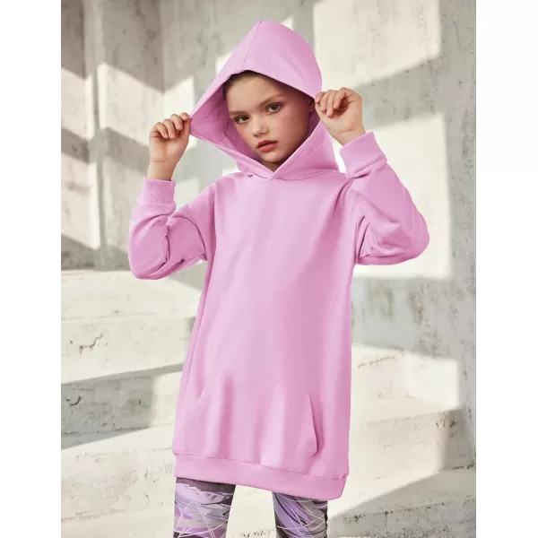 Arshiner Girls Hoodies Kids Long Pullover Hooded Sweatshirt with Kangaroo Pocket