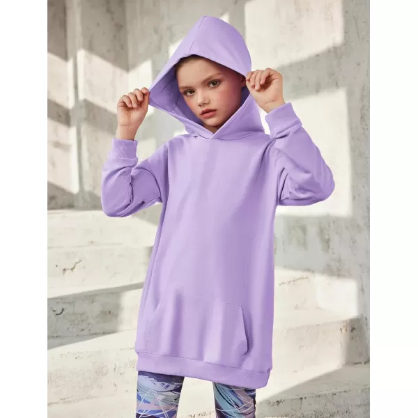 Arshiner Girls Hoodies Kids Long Pullover Hooded Sweatshirt with Kangaroo Pocket