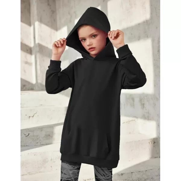 Arshiner Girls Hoodies Kids Long Pullover Hooded Sweatshirt with Kangaroo Pocket