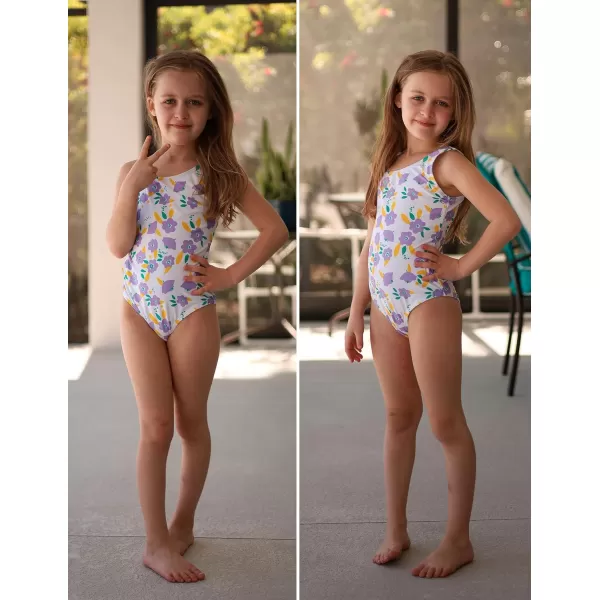 Arshiner Girls Swimsuit Cutout One Piece Swimsuits One Shoulder Bathing Suit Cute Swimwear for 6-14 Years