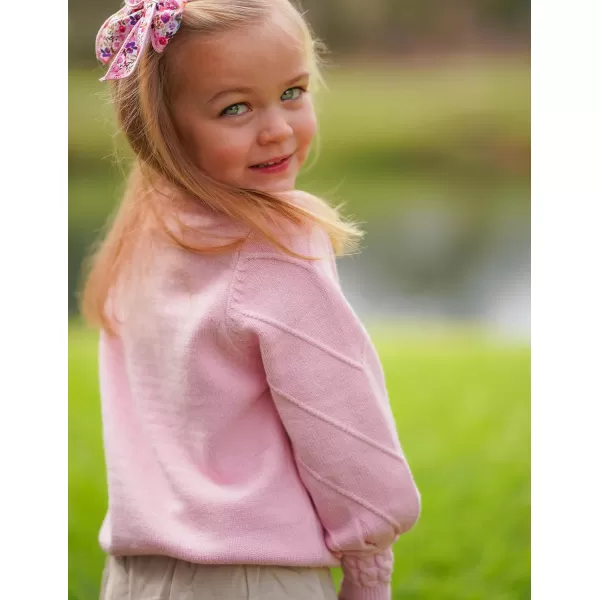 Arshiner Kid Girls Crew Neck Lantern Sleeve Sweater Cute Jumper Top Pullover Outwear 5-13 Years