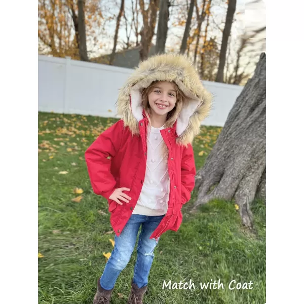 Arshiner Kid Girls Crew Neck Lantern Sleeve Sweater Cute Jumper Top Pullover Outwear 5-13 Years