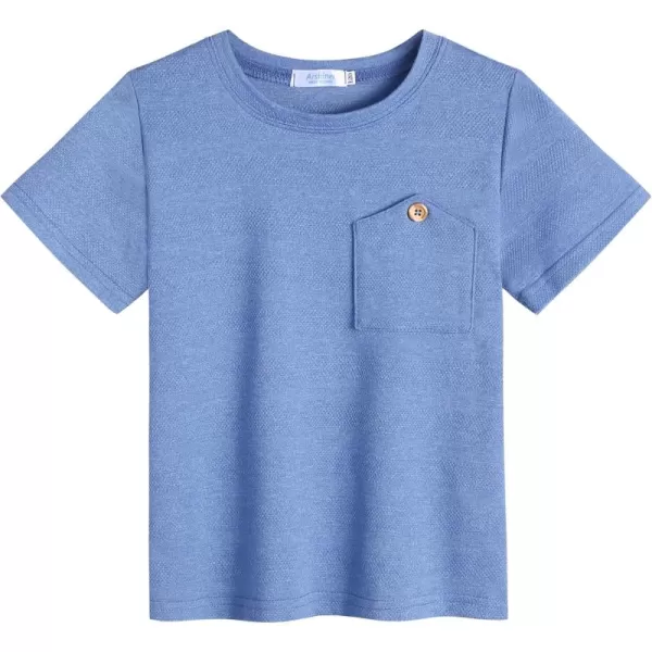 Arshiner Boys Cotton Hipster Crewneck T-Shirt Solid Color Pullover Tee for Kids Tops