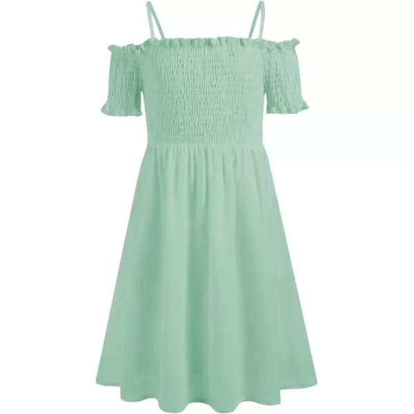 Arshiner Girls Casual Summer Floral Sleeveless Sundress Holiday Cami Dress