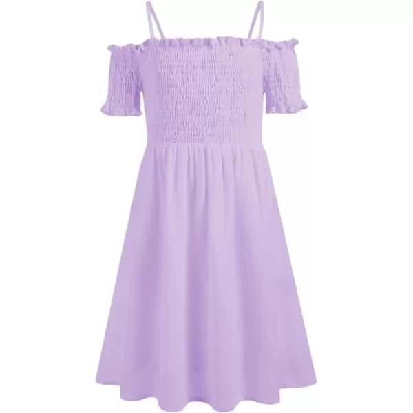 Arshiner Girls Casual Summer Floral Sleeveless Sundress Holiday Cami Dress