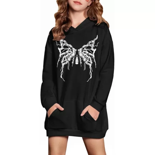 Arshiner Girls Hoodies Kids Long Pullover Hooded Sweatshirt with Kangaroo Pocket