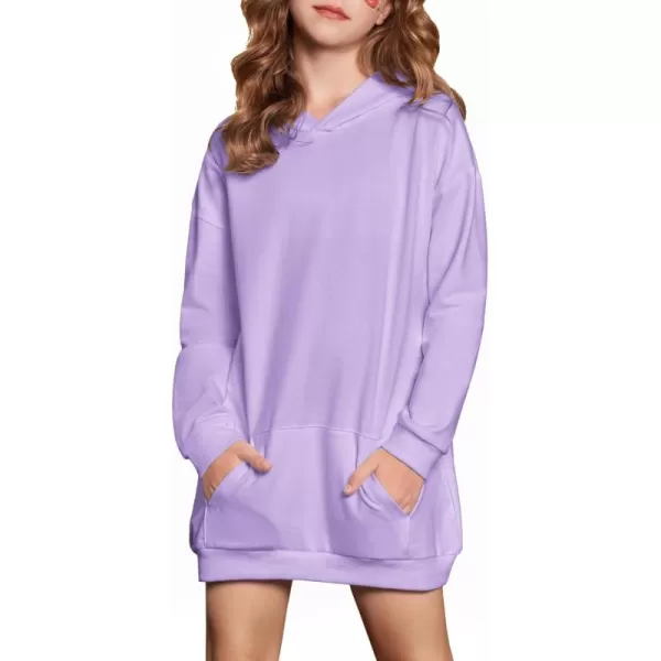 Arshiner Girls Hoodies Kids Long Pullover Hooded Sweatshirt with Kangaroo Pocket