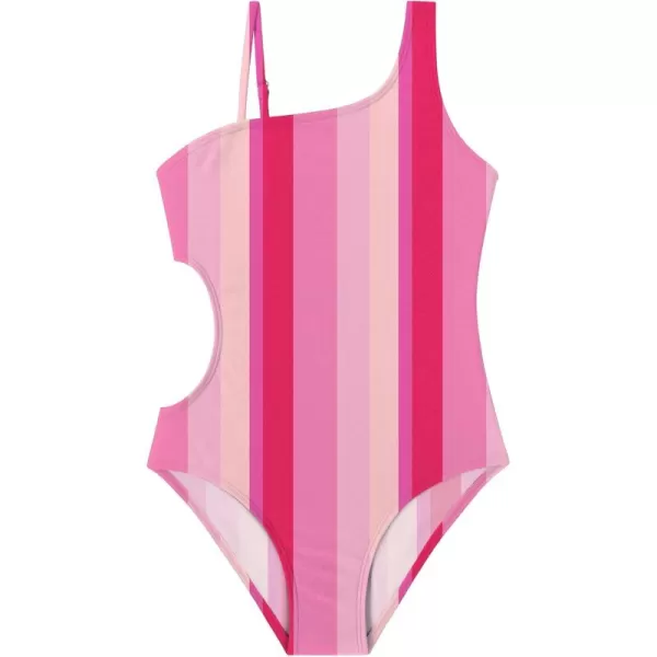 Arshiner Girls Swimsuit Cutout One Piece Swimsuits One Shoulder Bathing Suit Cute Swimwear for 6-14 Years