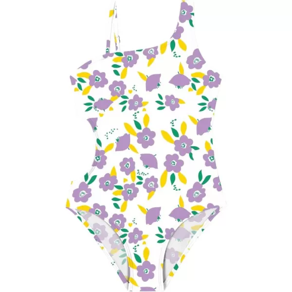 Arshiner Girls Swimsuit Cutout One Piece Swimsuits One Shoulder Bathing Suit Cute Swimwear for 6-14 Years