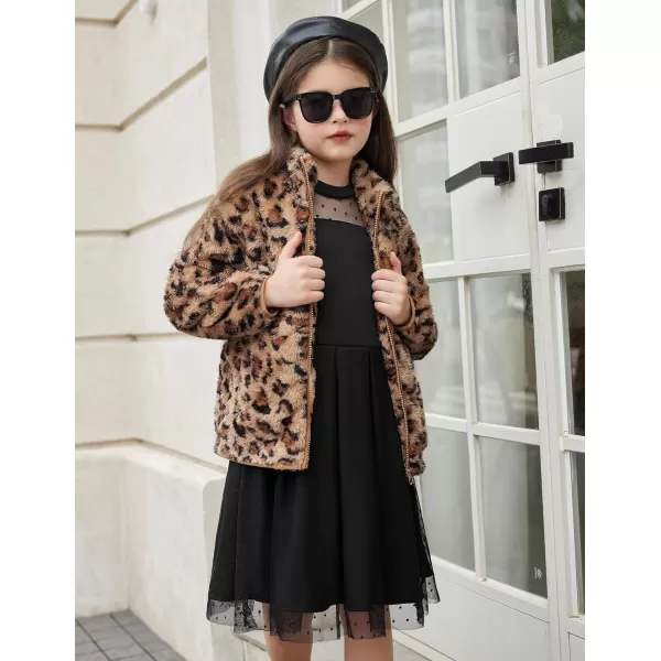 Arshiner Girls Dresses Contrast Mesh Puff Long Sleeve Mock Neck Formal Party A Line Short Tulle Dress