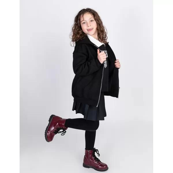 Arshiner Girls Zip Up Hoodies Teen Fleece Full-Zip Sweatshirts Jacket Casual Fall Hoodie with Pocket