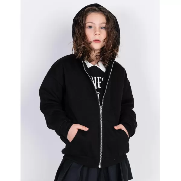 Arshiner Girls Zip Up Hoodies Teen Fleece Full-Zip Sweatshirts Jacket Casual Fall Hoodie with Pocket