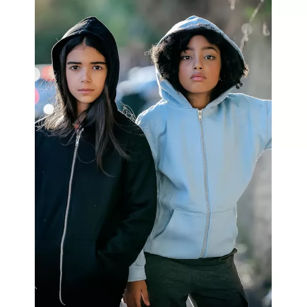 Arshiner Girls Zip Up Hoodies Teen Fleece Full-Zip Sweatshirts Jacket Casual Fall Hoodie with Pocket