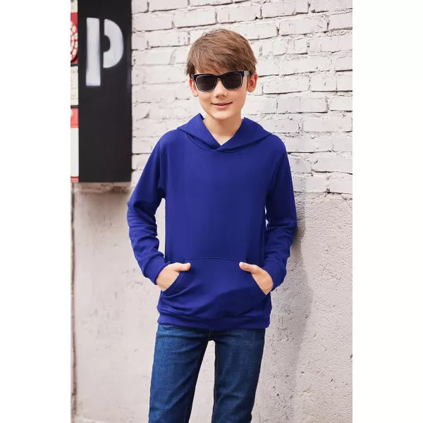 Arshiner Unisex Kids Soft Pullover Hooded Sweatshirt with Pocket Basic Hoodies Sportswear Age 4-13 Years