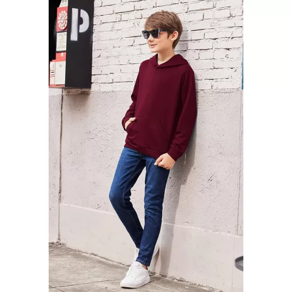 Arshiner Unisex Kids Soft Pullover Hooded Sweatshirt with Pocket Basic Hoodies Sportswear Age 4-13 Years