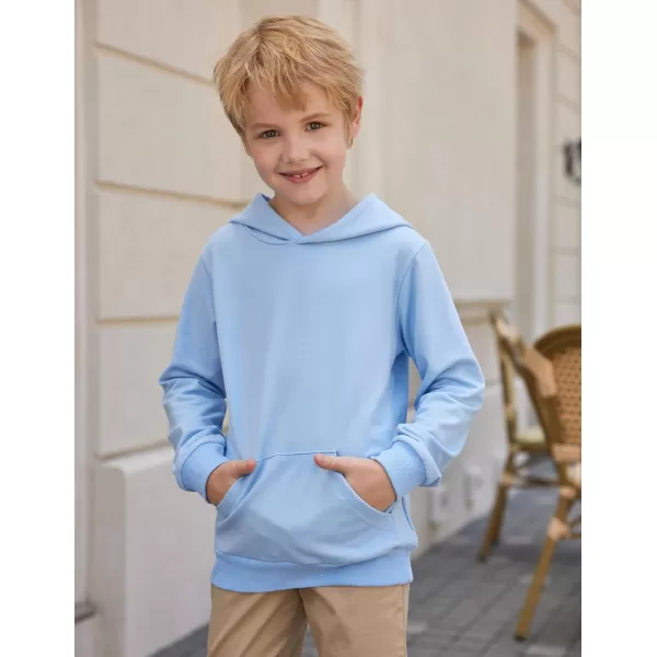 Arshiner Unisex Kids Soft Pullover Hooded Sweatshirt with Pocket Basic Hoodies Sportswear Age 4-13 Years