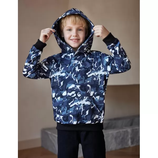 Arshiner Unisex Kids Soft Pullover Hooded Sweatshirt with Pocket Basic Hoodies Sportswear Age 4-13 Years
