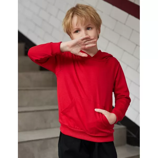 Arshiner Unisex Kids Soft Pullover Hooded Sweatshirt with Pocket Basic Hoodies Sportswear Age 4-13 Years