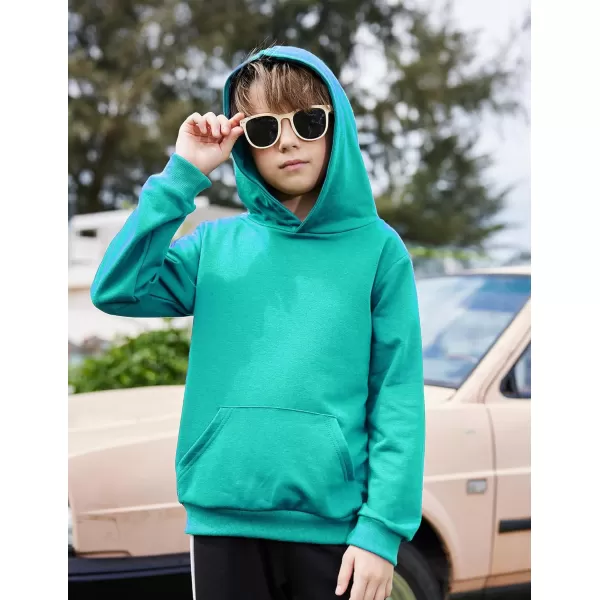 Arshiner Unisex Kids Soft Pullover Hooded Sweatshirt with Pocket Basic Hoodies Sportswear Age 4-13 Years