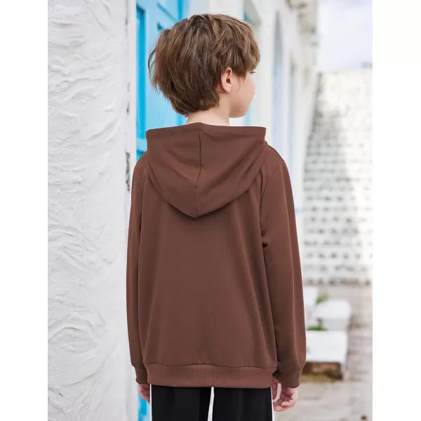 Arshiner Unisex Kids Soft Pullover Hooded Sweatshirt with Pocket Basic Hoodies Sportswear Age 4-13 Years