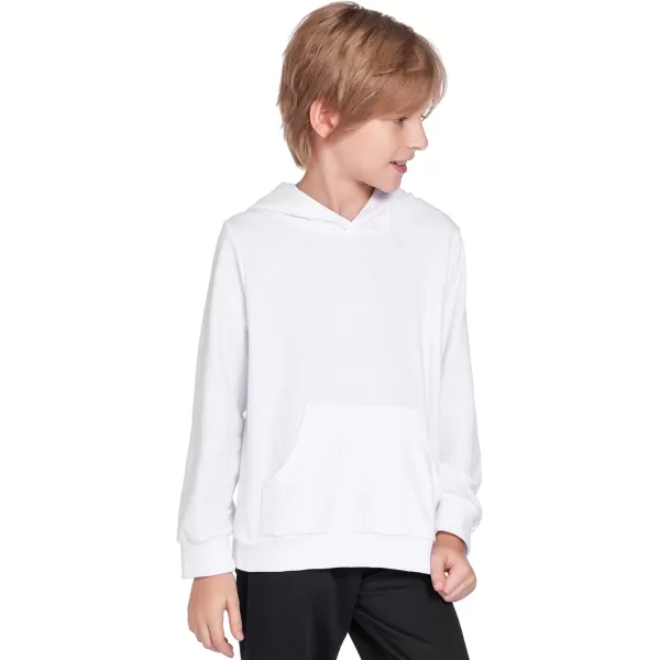 Arshiner Unisex Kids Soft Pullover Hooded Sweatshirt with Pocket Basic Hoodies Sportswear Age 4-13 Years